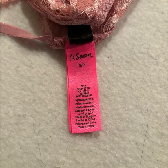 La Senza cheeky panty with garters attached, size small. - Picture 3 of 3